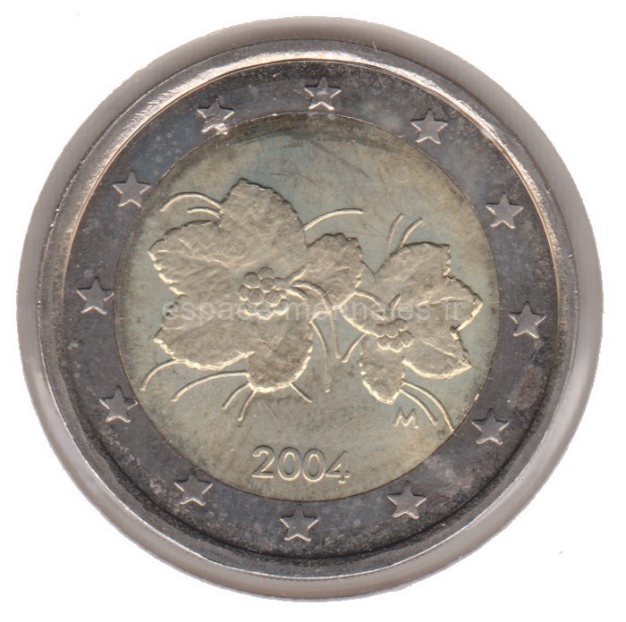 Pièce de Monnaie d'usage courant 2 Euro de Finlande 2004 - VILLERS
