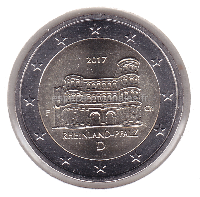 Allemagne 2017 - 2 Euro Commémorative - Rhénanie-Palatinat