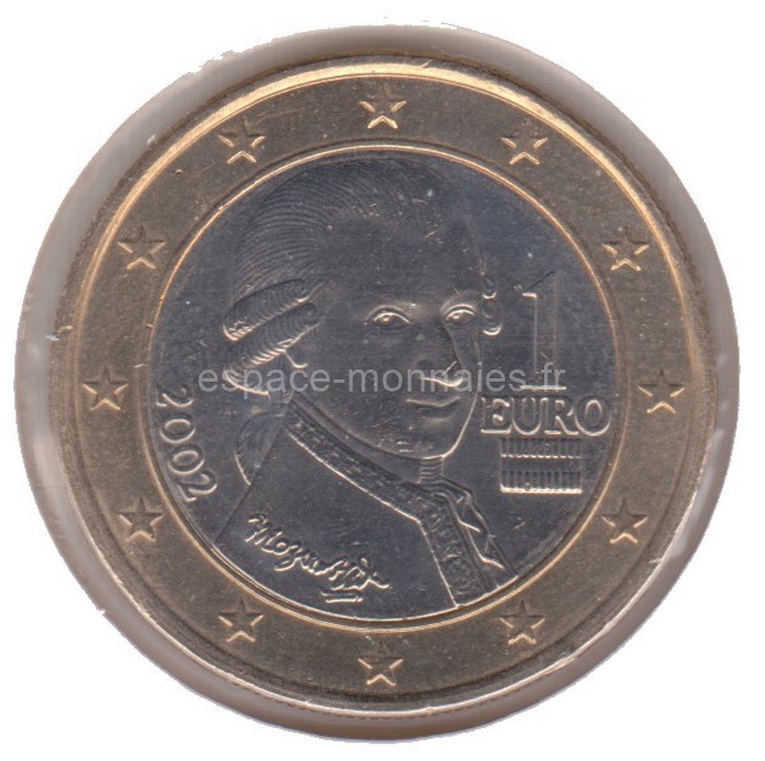 Pièce de monnaie de 1 euro en cuivre et nickel - Pièce de monnaie